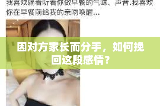 因对方家长而分手，如何挽回这段感情？