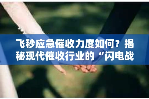 飞秒应急催收力度如何？揭秘现代催收行业的“闪电战”