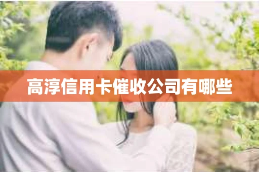 高淳信用卡催收公司有哪些