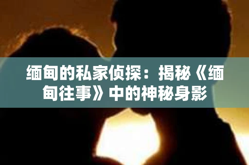 缅甸的私家侦探：揭秘《缅甸往事》中的神秘身影